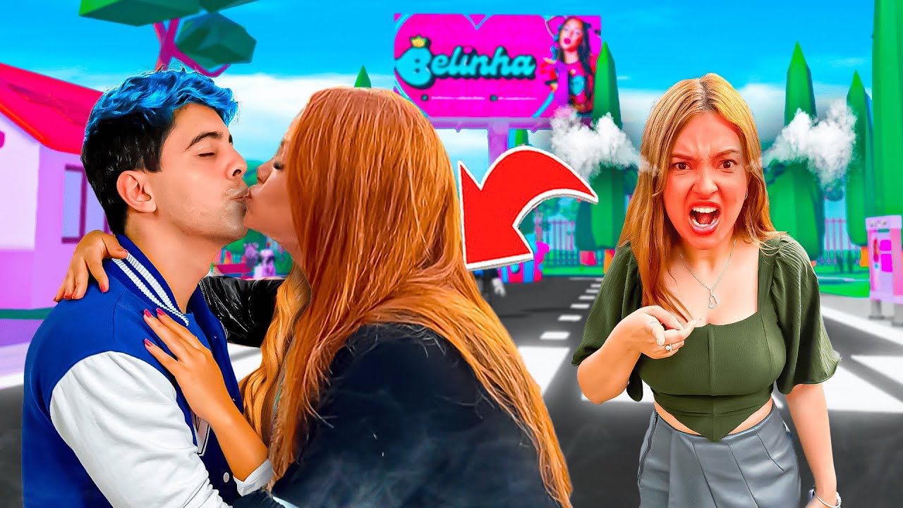 MINHA EX NAMORADA ME BEIJOU NO JOGO DA BELINHA E A LUA FICOU MUITO IRRITADA!(BELINHA VS ZARA ROBLOX)