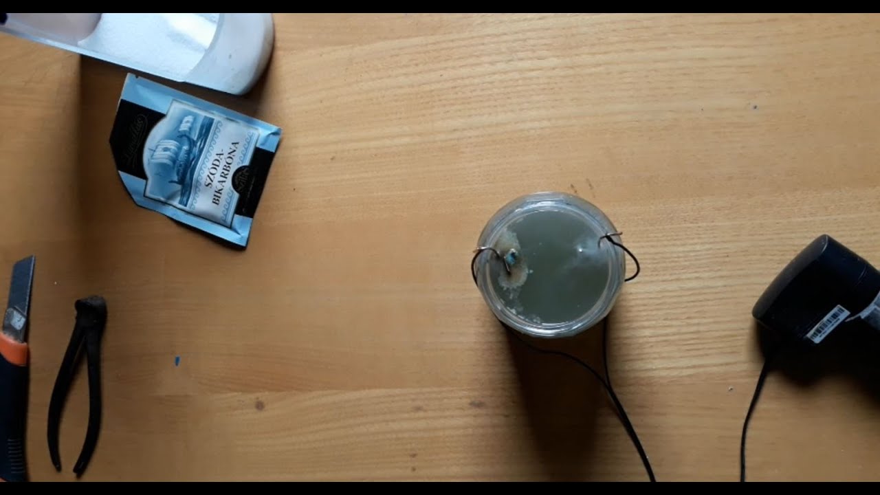 Érme tisztítás elektrolízissel