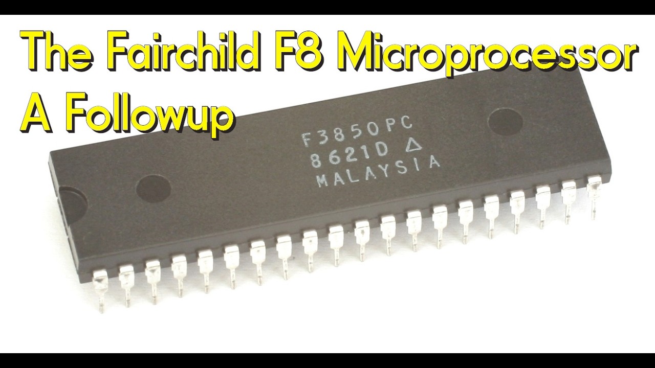 Fairchild F8 Microprocessor Followup #1970s #computer #electronic #retrocomputing