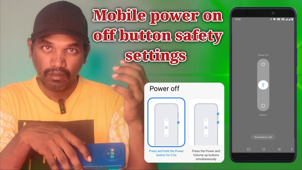 మొబైల్ power off button వాడకంలో జాగ్రత్తలు | hidden sefety tips in telugu #poweroffbuttonsettngs