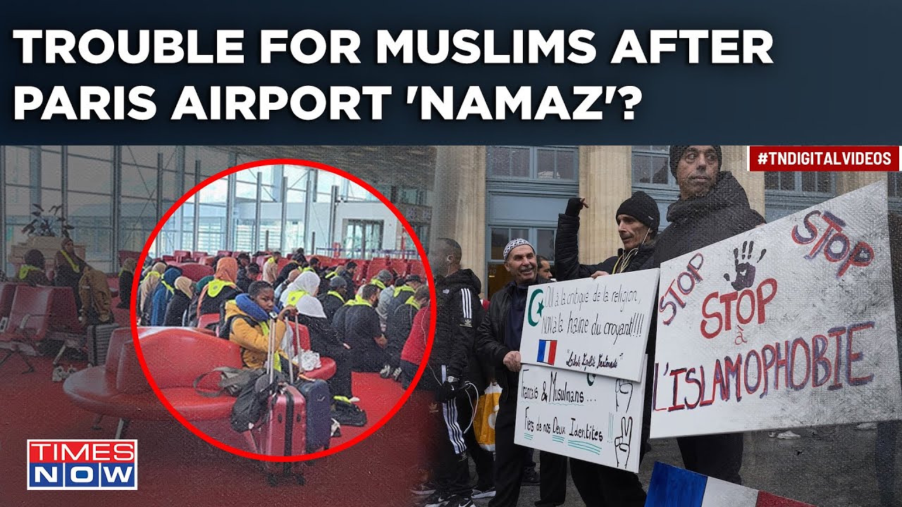Outrage After Namaz At Paris Airport | Why Turning into Mosque? Muslims Earn Wrath As Picture Viral