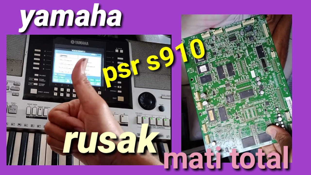Service keyboard yamaha psr s910 rusak matot.