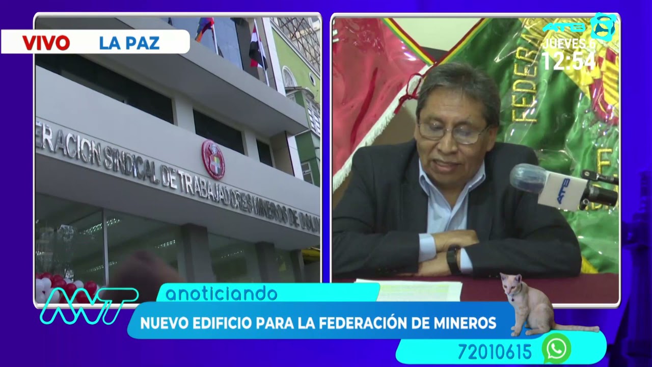 Fernando R&iacute;os Nuevo edificio de la FSTMB es un reconocimiento a la lucha se los obreros