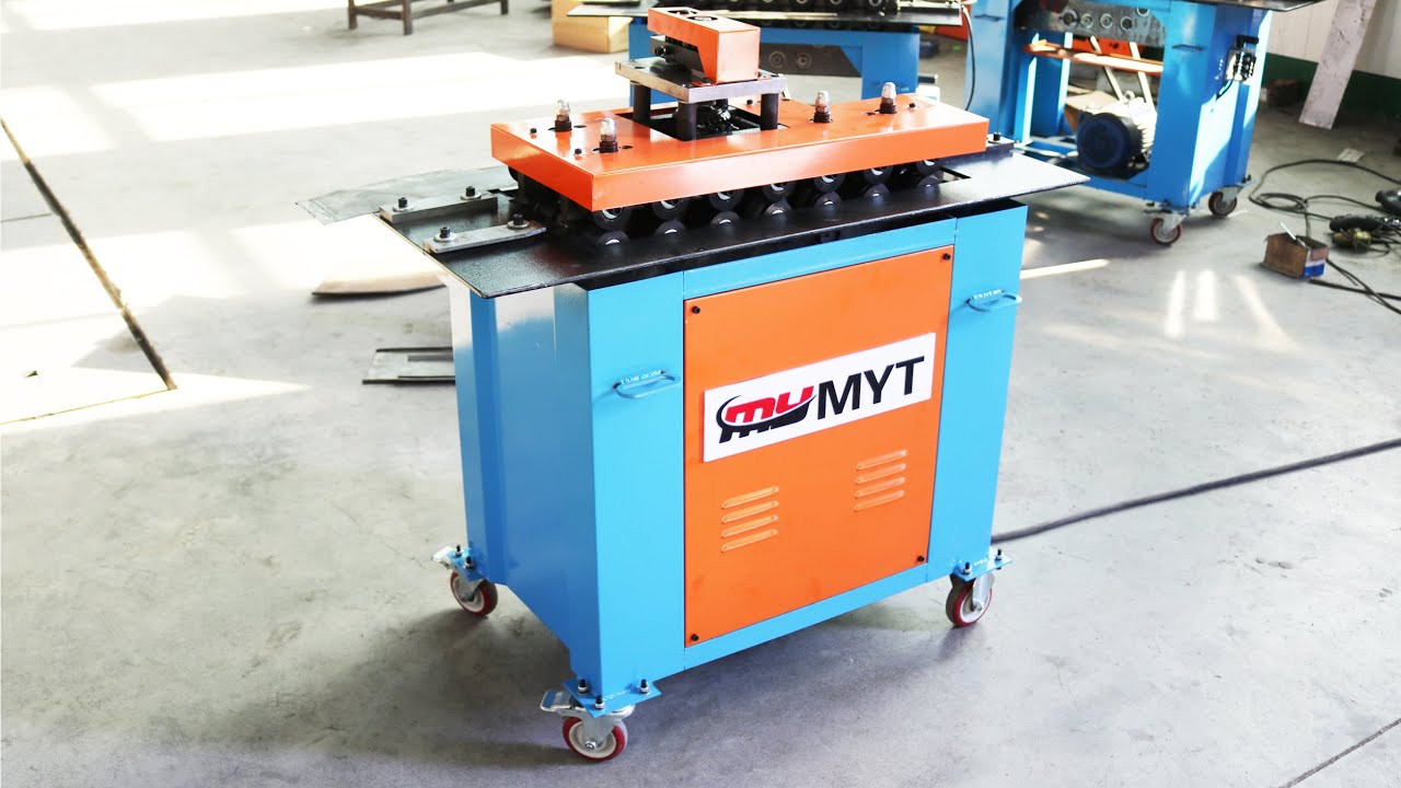 MYT&reg; LC-12DR air duct lockformer machine HVAC duct making machines ventilation equipment