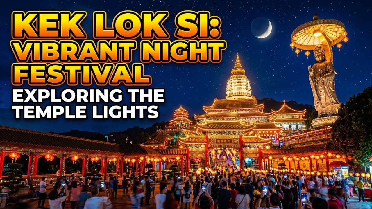 KEK LOK SI TEMPLE GLOWING in the DARK