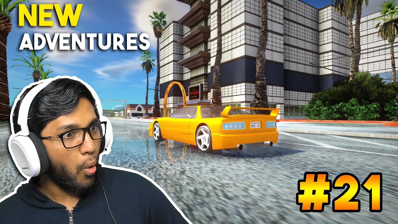 NEW ADVENTURES IN LV ! (GTA San Andreas Real Graphics Mod in Hindi Part 21)