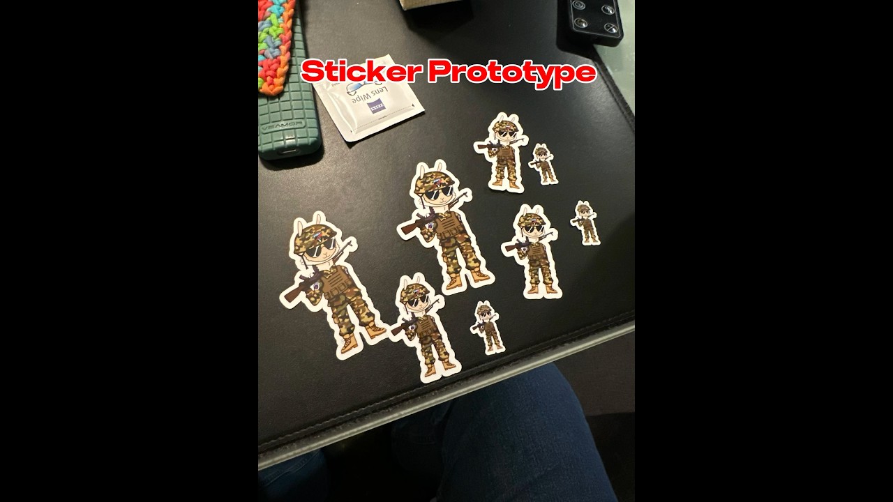 Unveiling @TheTacticalLlama's Sticker Prototype: Your Feedback Matters