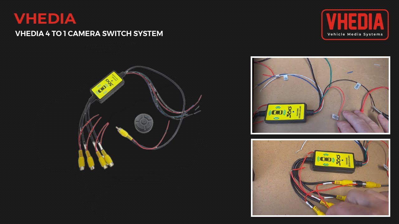 Vhedia 4 to 1 Camera Switch System