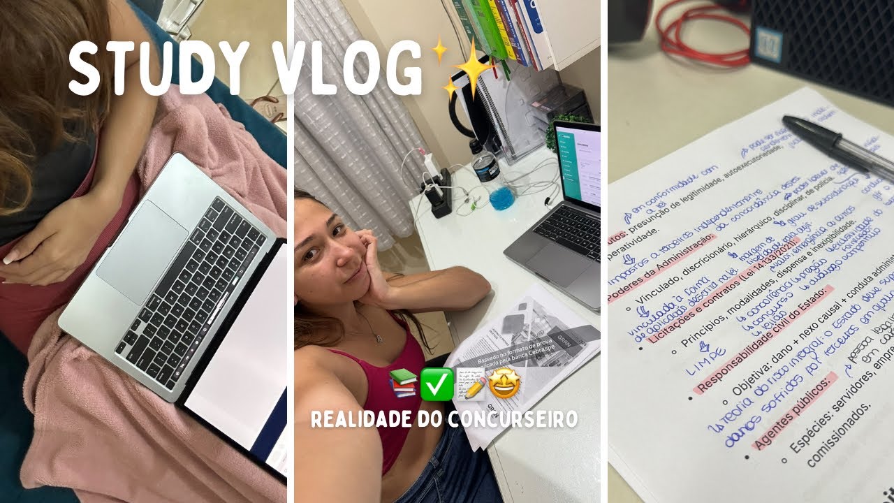 ✨STUDY VLOG | a realidade do concurseiro! rotina de estudos e TAF📚👩🏼&zwj;💻🎯✅