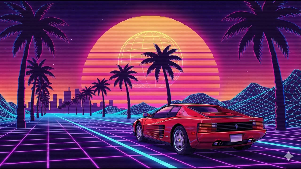 NEON CITY DRIFT - Best of Synthwave / Retrowave Mix (1984 Vibes)