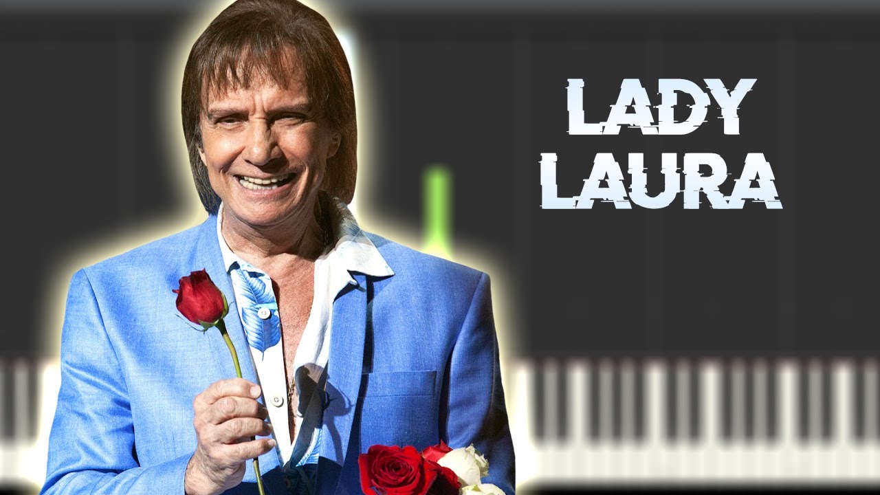 Roberto Carlos - Lady Laura | Instrumental Piano Tutorial / Partitura / Karaoke / MIDI