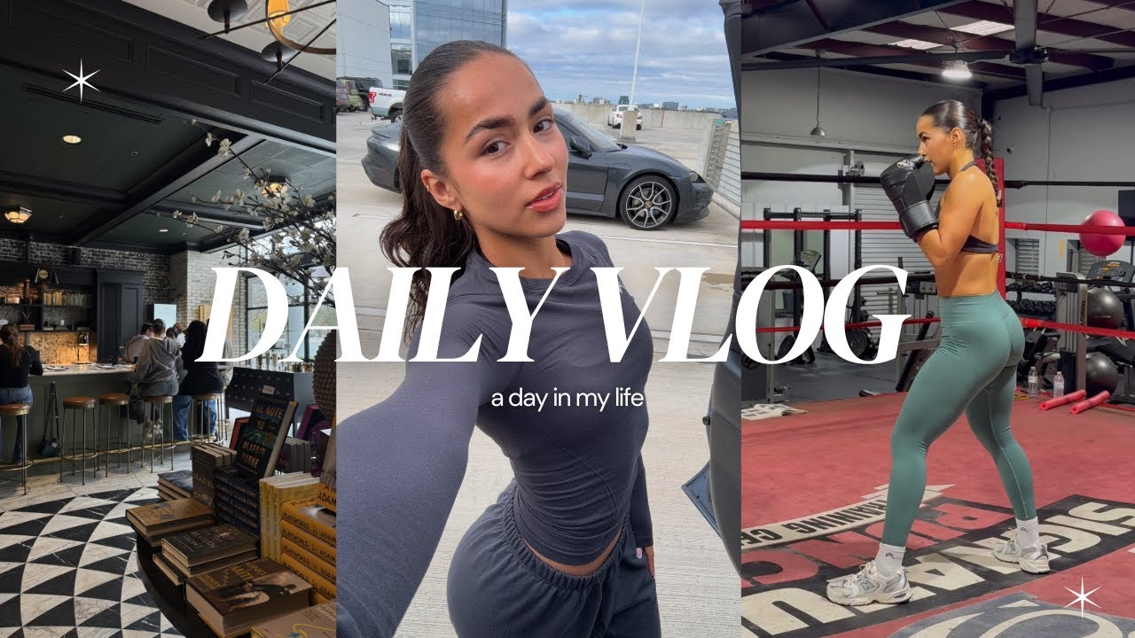 MY FIRST VLOG! | Boxing, Exploring Tampa, & Solo Saturday Night In