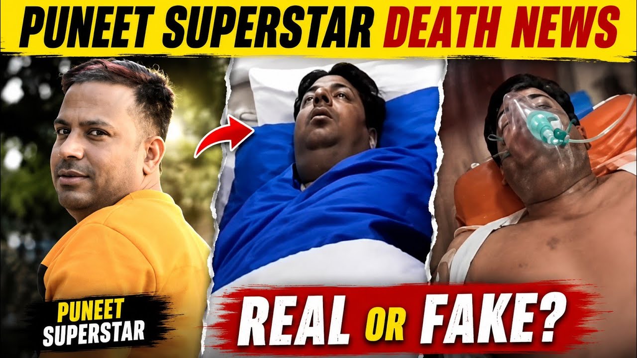 Puneet Superstar Death News Real Or Fake? | Puneet Superstar RIP | Puneet Death News Reality