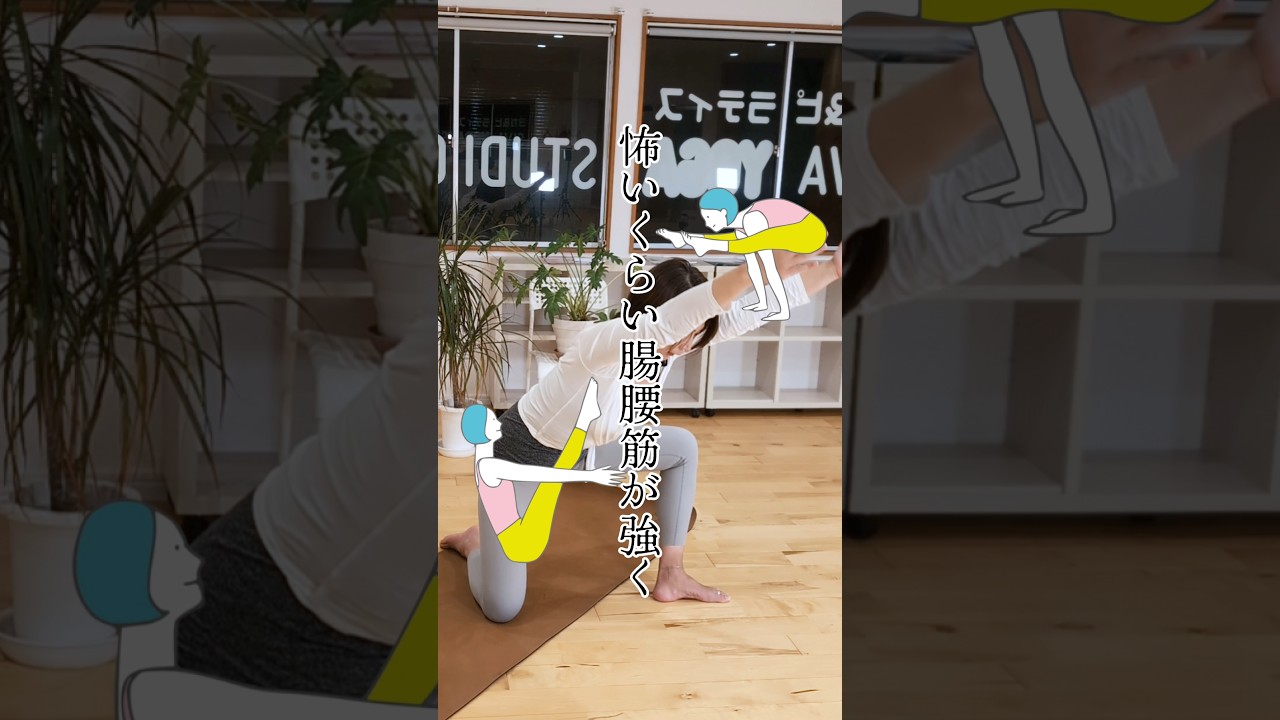 10回やるだけで怖いくらい腸腰筋が強くなる💪#腸腰筋 #ヨガ #ダイエット