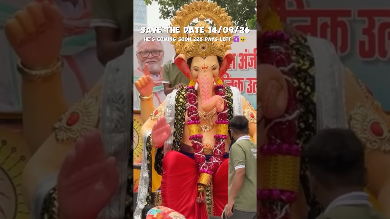 He's coming soon 🥹 | Mumbai Ganpati 2026 🥹 