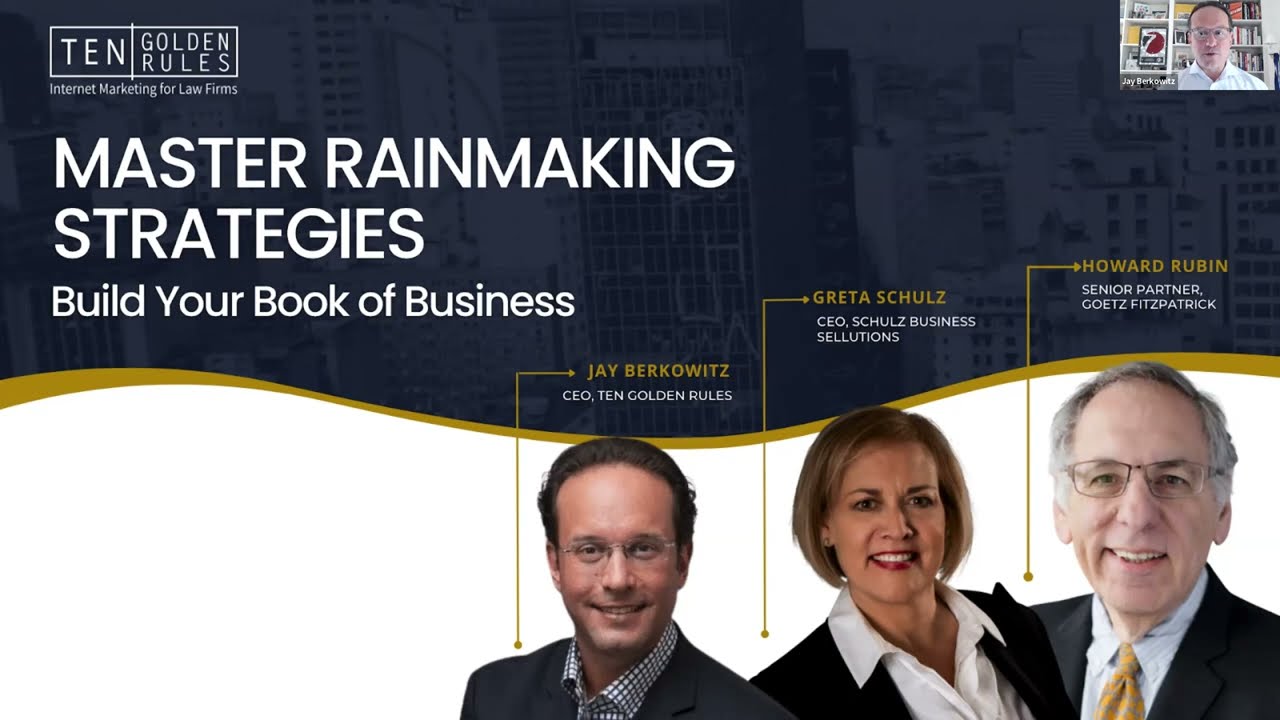 Master Rainmaking Strategies - Build Your Book of Business