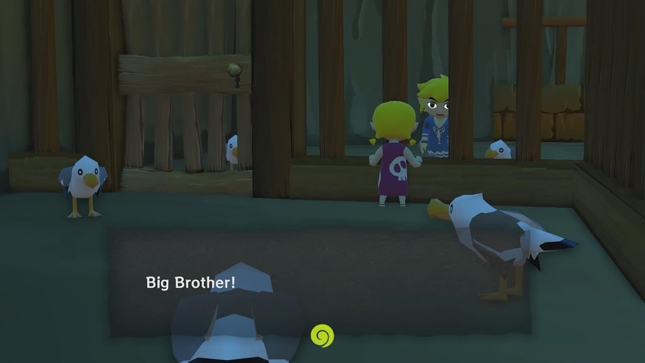 Link Saves Sister Aryll The Legend of Zelda Wind Waker HD