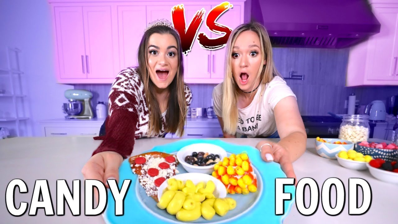 Making FOOD out of CANDY Challenge ft. Alisha Marie! | CloeCouture