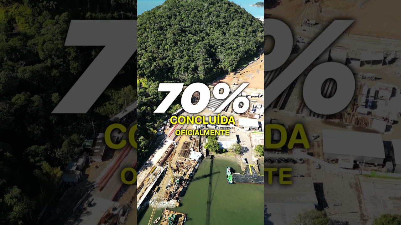 PONTE DE GUARATUBA-MATINHOS - 70% Conclu&iacute;da  #douglasavellar #guaratuba  #matinhos #litoraldoparana