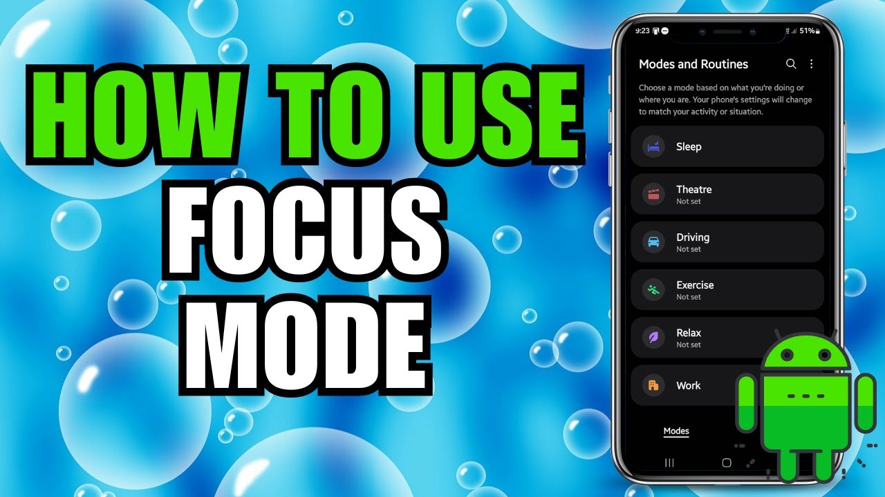 How to Use Focus Mode on Android