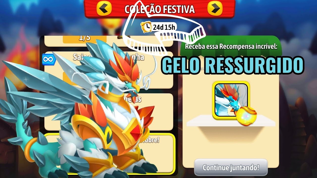 💎 GELO RESSURGIDO NOBRE É INSANO!? 🔥 Análise COMPLETA dos Status, Elementos e Skin! ❄️🐉