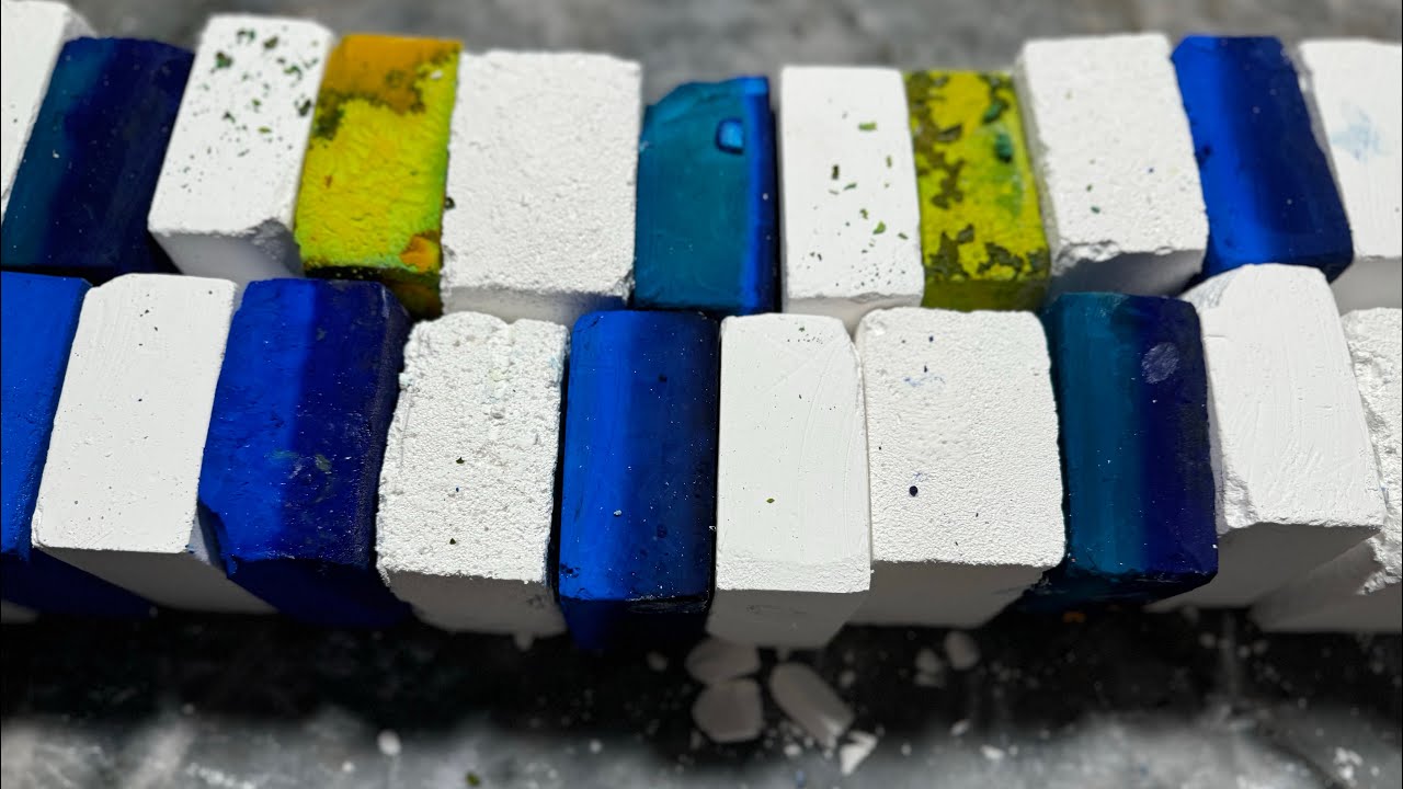 Colorful two toned dyed blocks, plain Janes & reformed blocks