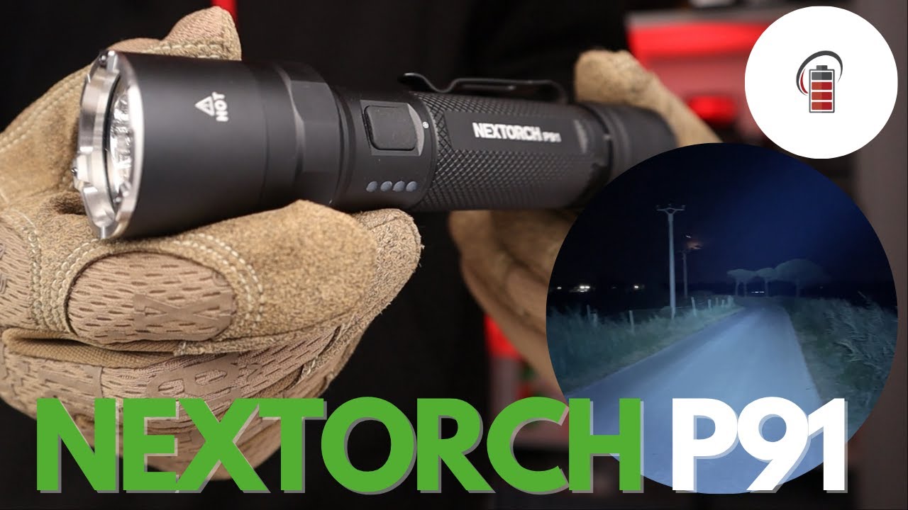 Nextorch P91 5000 lumen&oacute;w taktische Taschenlampe