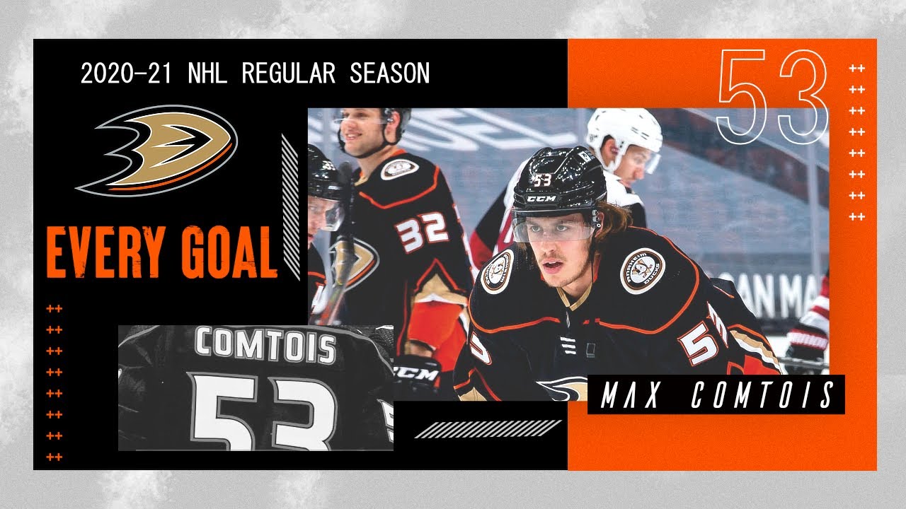 All 16 Max Comtois Goals - 2021 Reg. Season | NHL | ANA