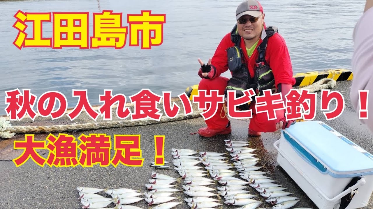 [江田島市]大漁！秋の入れ食いサビキ釣り！[ファミリーフィッシング]