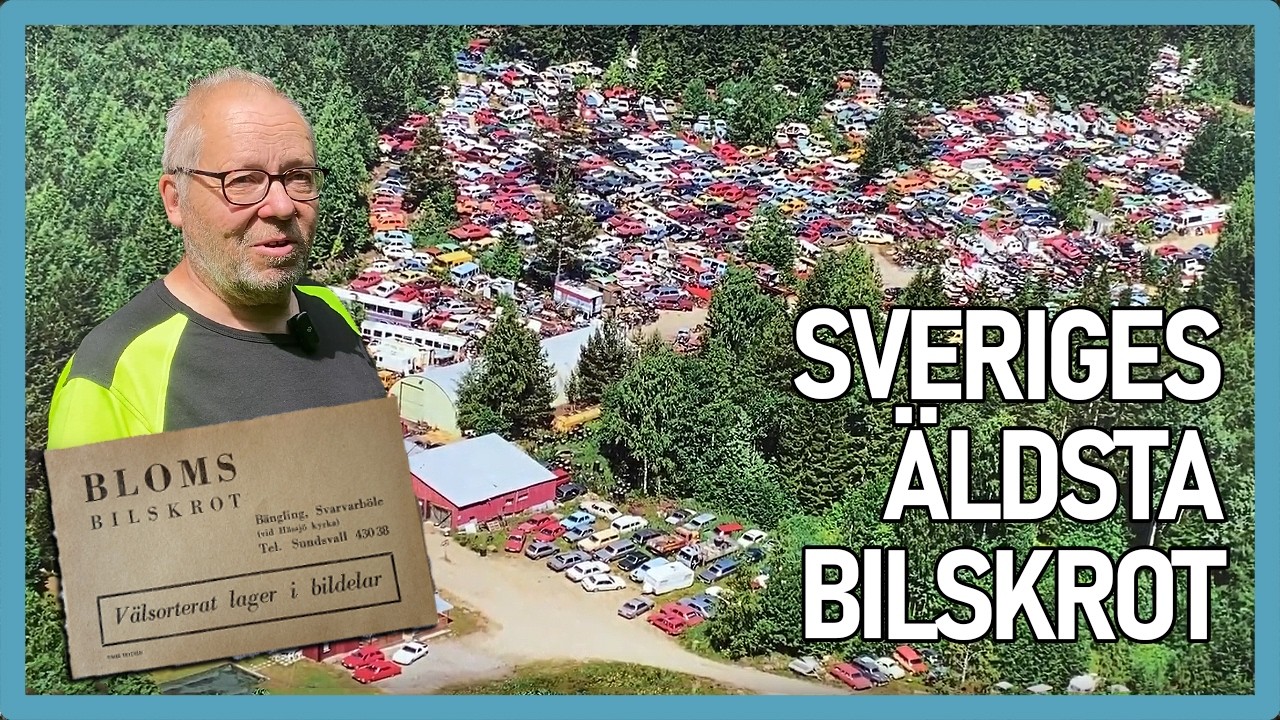 Sveriges äldsta bilskrot - SkrotBlom - Del 1