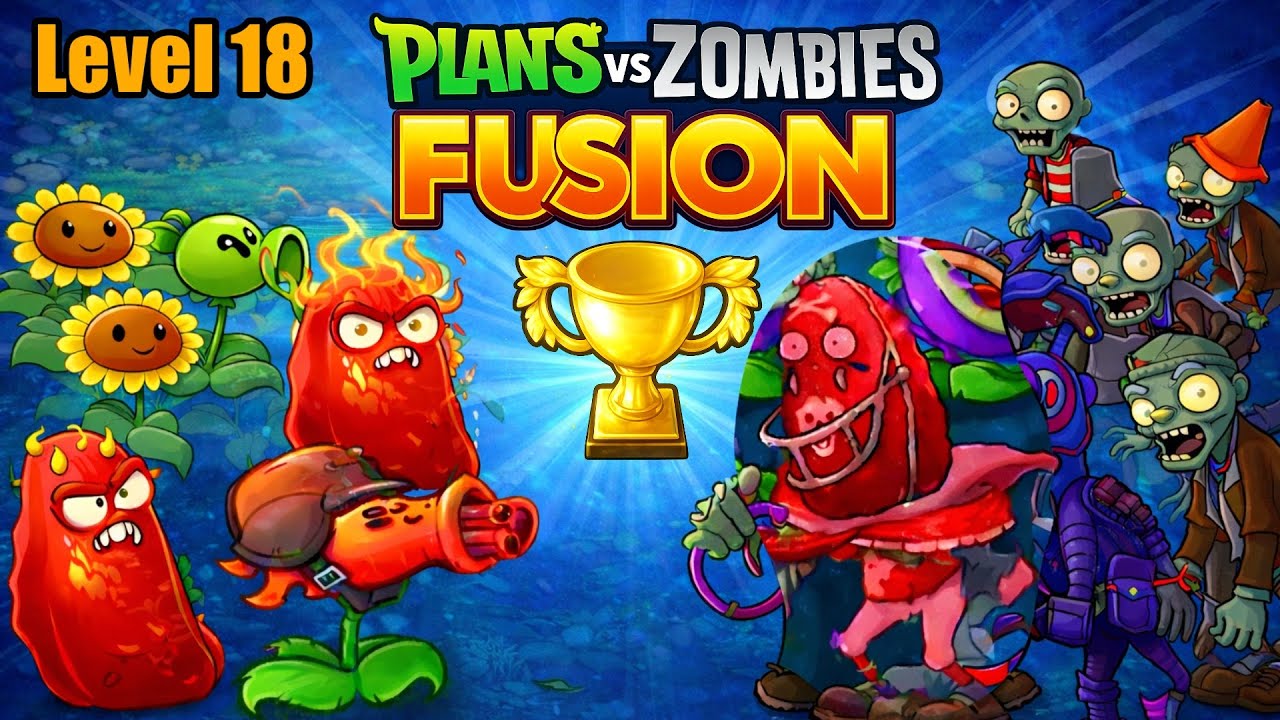 🏆Zombies Vs Plants FUSION V3.2🔥Plants and zombies clash intensely👹ZombiePlay