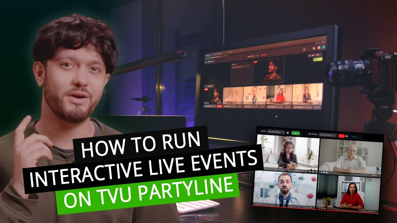 Virtual Talkshow and Live Audience Interaction with TVU Partyline (sous-titr&eacute; en fran&ccedil;ais)