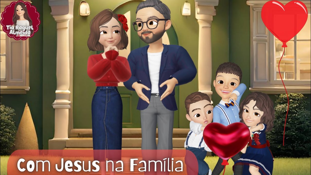 ❤️Com JESUS na FAMÍLIA 🏠 | MÚSICA MUITO ESPECIAL!♡ @TiaRaquelAlmeida