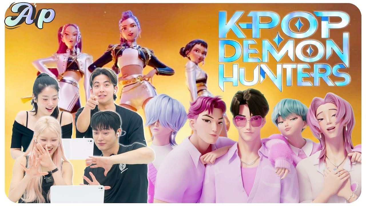 Корейские артисты реагируют на охотников за демонами K-Pop｜ASOPO
