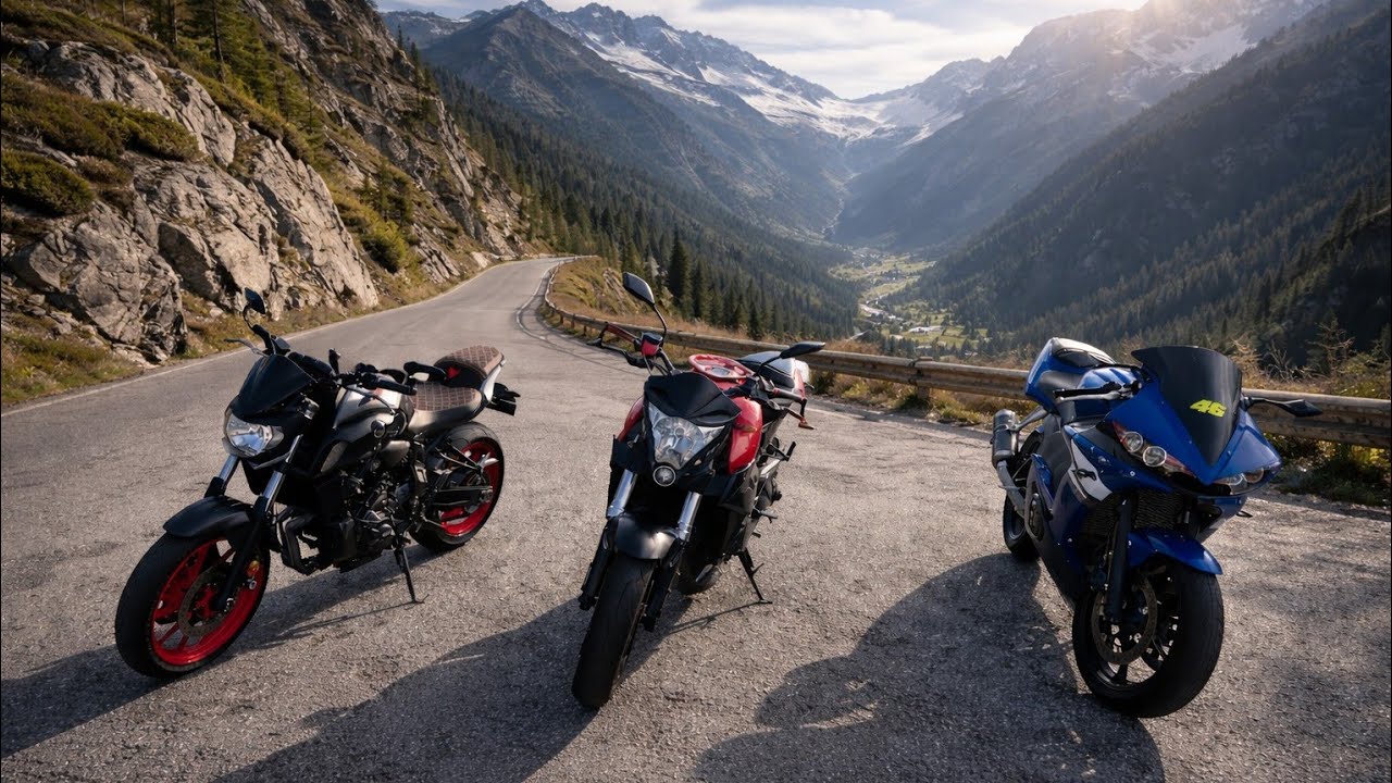 CB1000R x R6  x MT07 