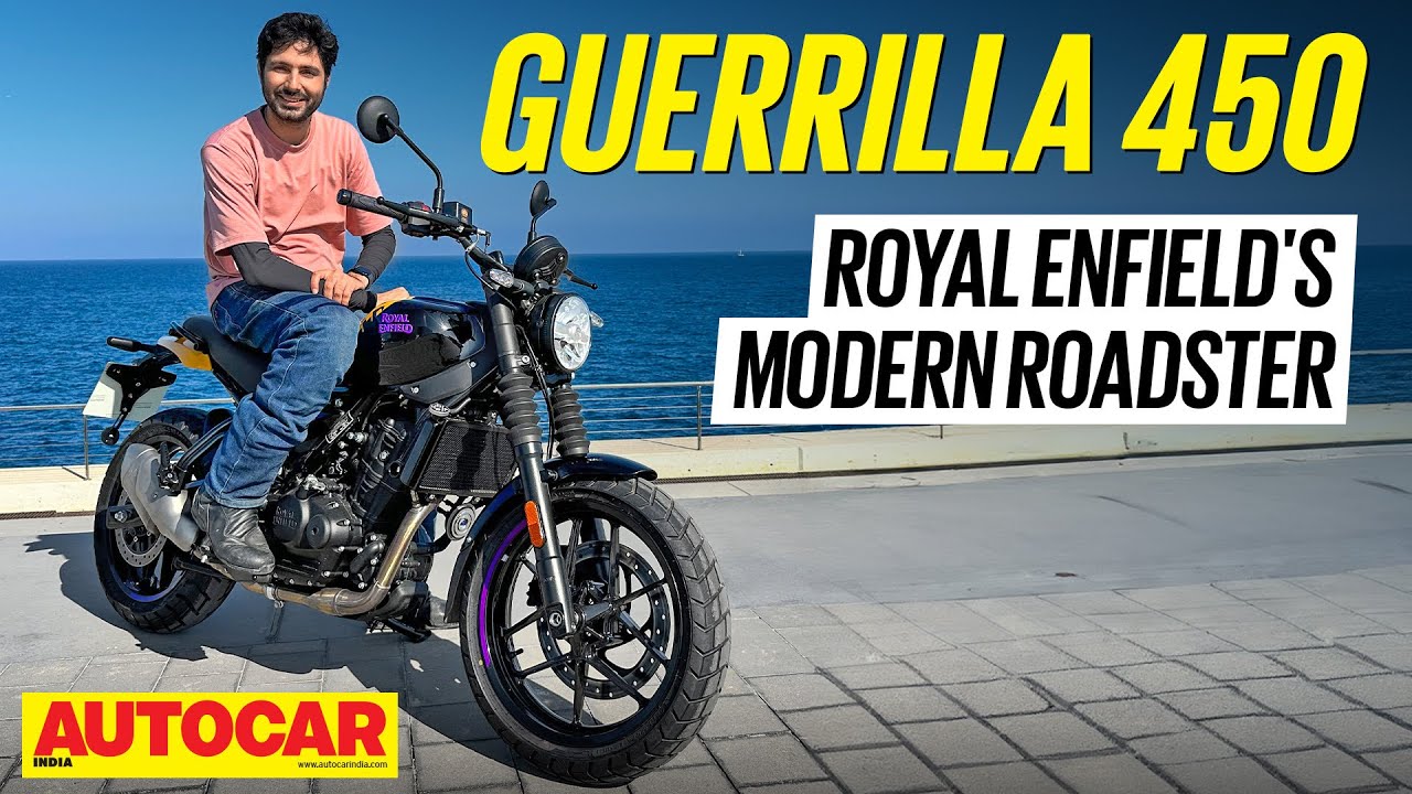 Royal Enfield Guerrilla 450 walkaround - RE’s answer to the X440 and Speed 400 | @autocarindia1