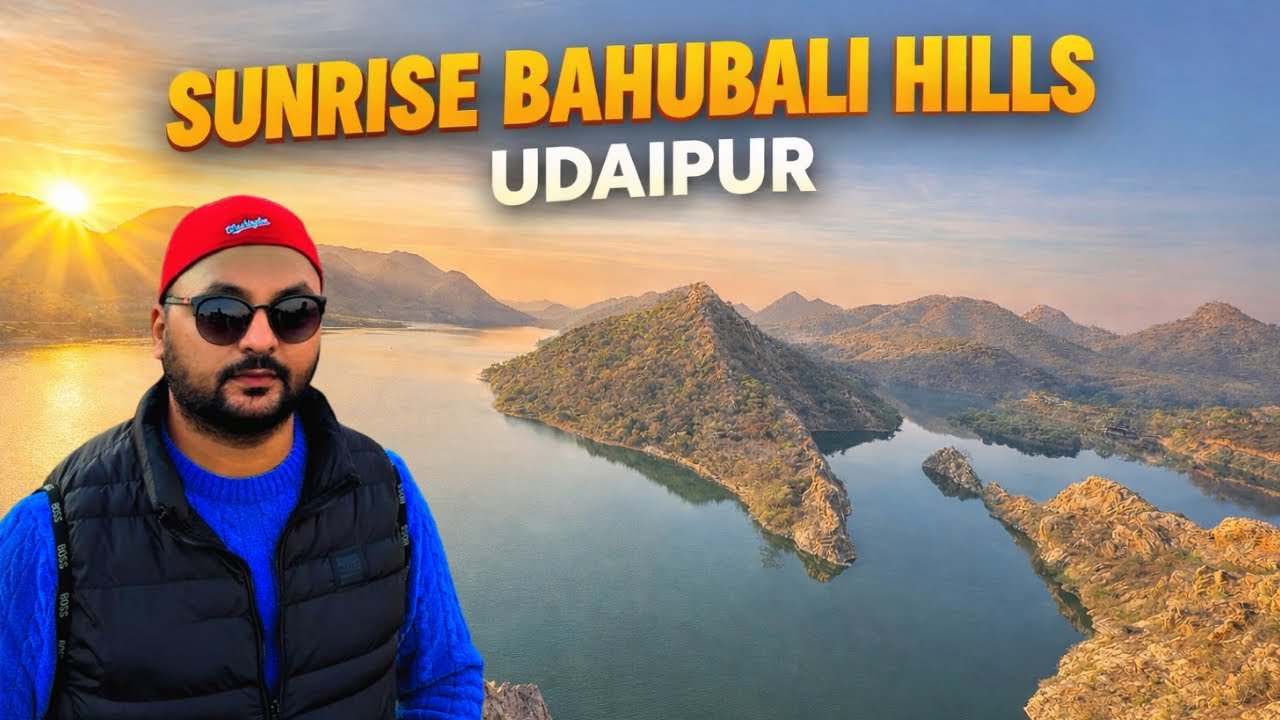 Bahubali Hills Sunrise Udaipur | Rajasthan Most Beautiful View 😍 | Punjabi Vlogger