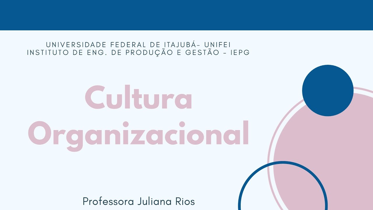 Cultura Organizacional - PARTE 1