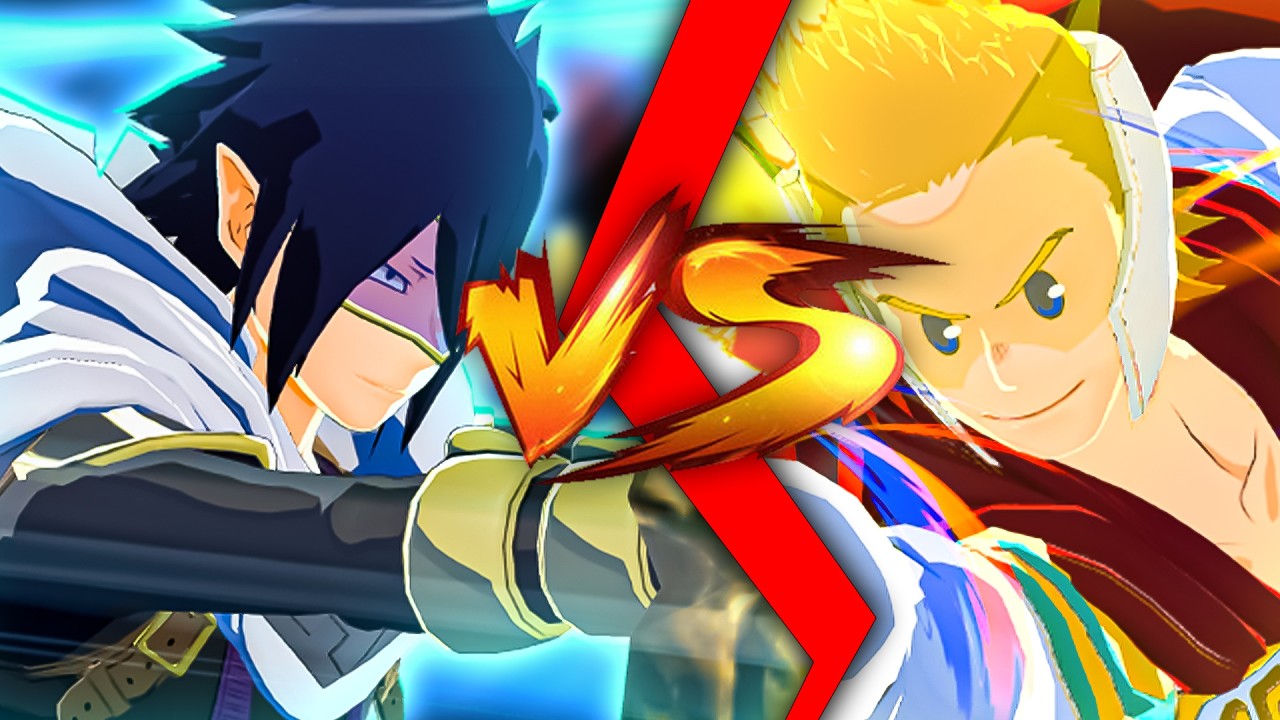 Tamaki Amajiki VS Mirio Togata in My Hero Ultra Rumble