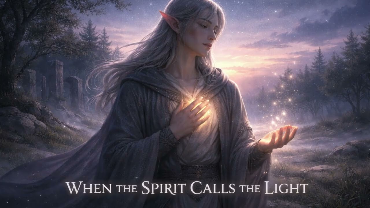 When the Spirit Calls the Light (Lumaen Arúvale) — Lunariel Elven Prayer | Fantasy Ambient Choir