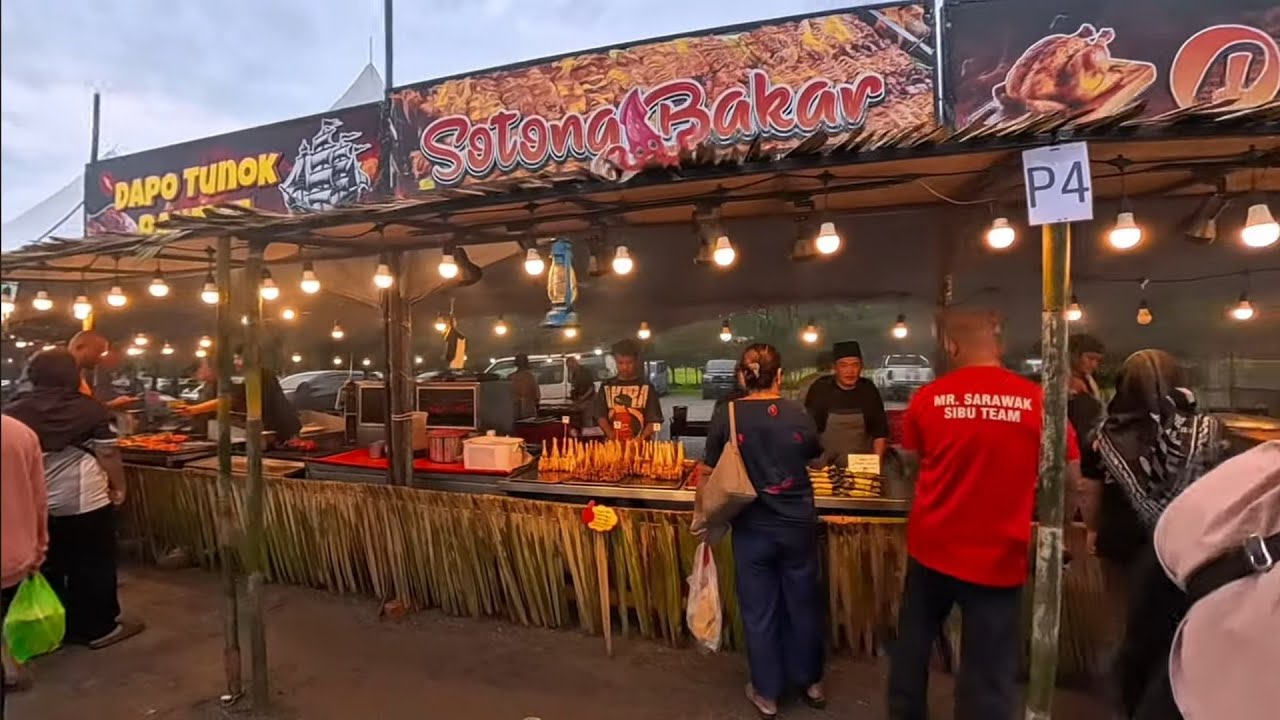 Bazar Ramadan (Sibu) Dataran Tun Tuanku Hj Bujang #bazarramadan #sibu #2026  