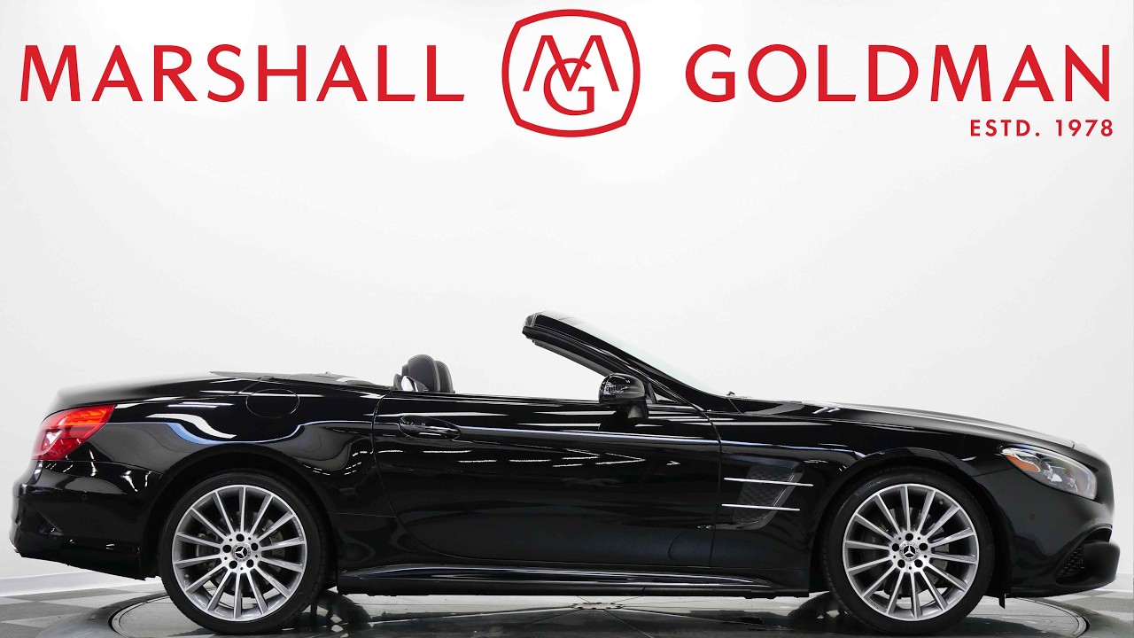 2018 Mercedes-Benz SL 550 in Black over Black for sale