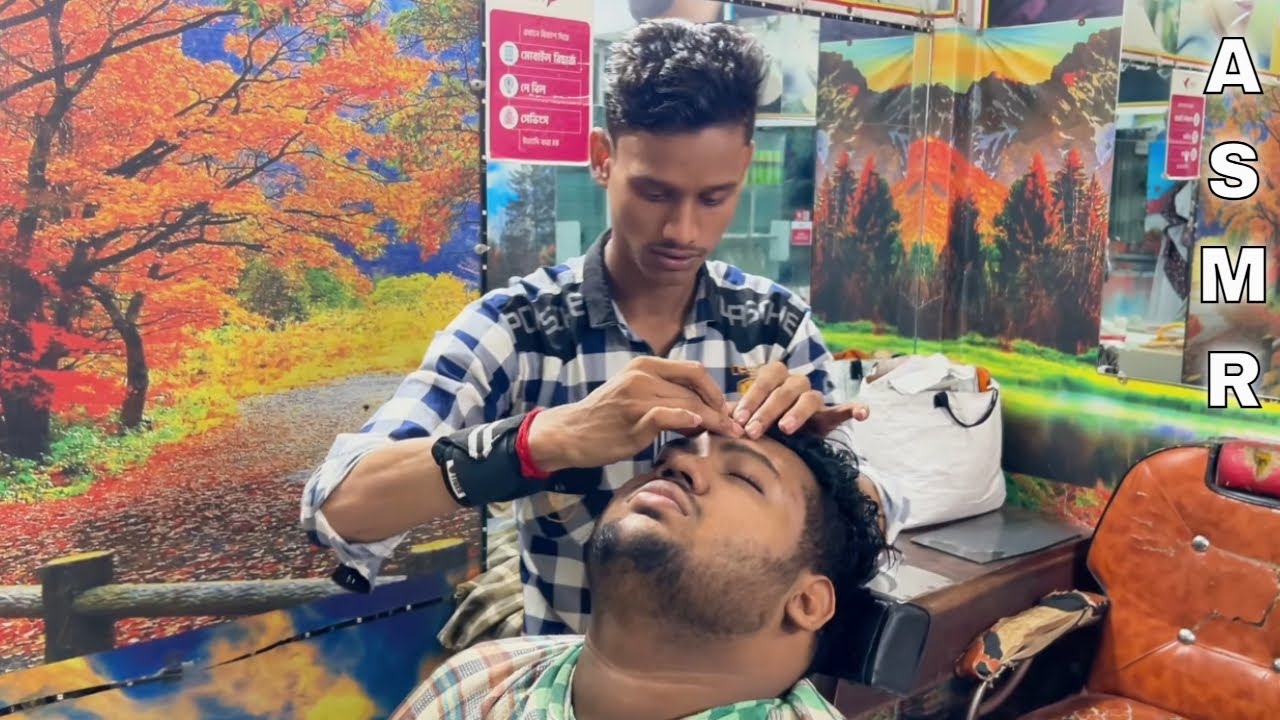 ASMR Barber Topu Kumar - Magical Brain🧠 Relaxing Head & Back Massage (For Instant Sleep)
