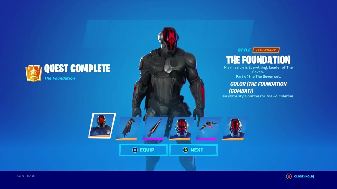 Unlocking The Foundation Styles, Emote, & Glider in Fortnite! (ALL PAGE 2 REWARDS)