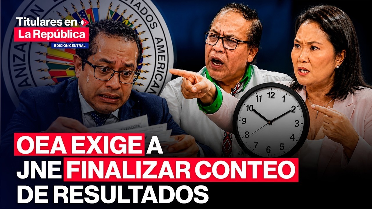 🔴📥OEA PIDE ACELERAR RESULTADOS ELECTORALES | S&Aacute;NCHEZ insiste en anular actas del EXTRANJERO🤦&zwj;♂️#tlr