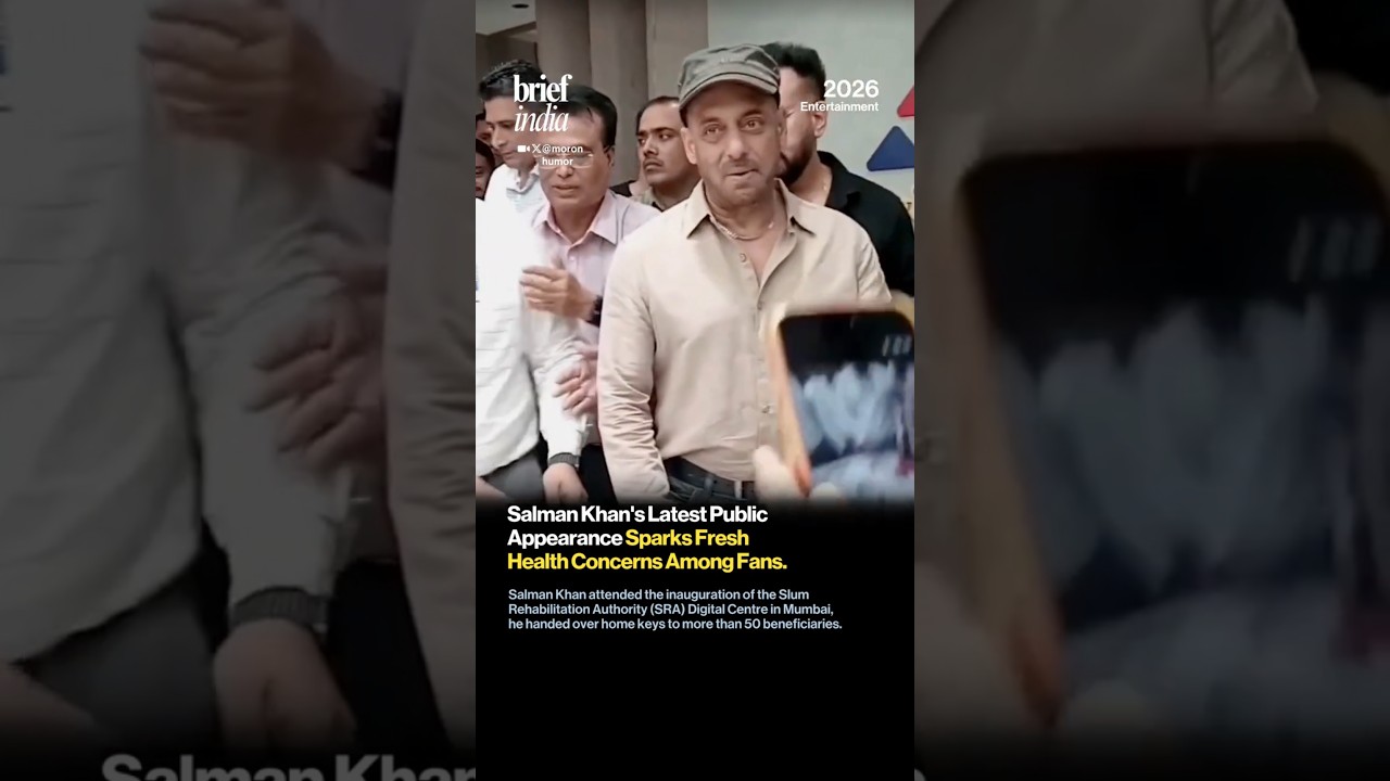 Salman Khan's Latest Public Appearance Sparks Fresh Health Concerns Among Fans.