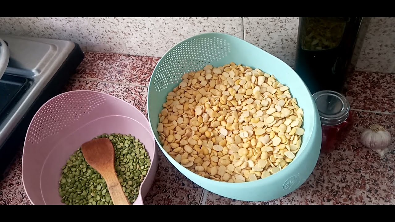 البيصارة المغربية بالفول والجلبانة  من اعداد شيوات شادية التطوانية