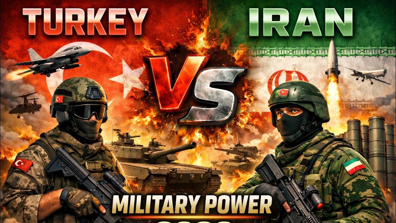 🇹🇷 Turkey vs Iran Military Power 2026 | 🇮🇷 Iran vs Turkey Military Power 2026 Full Comparison