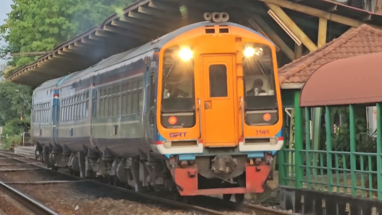 SPRINTER ขบวน 998 จุกเสม็ด-กรุงเทพ(หัวลำโพง) หัวตะเข้ 8/3/2569 #รถไฟไทย #srt #train