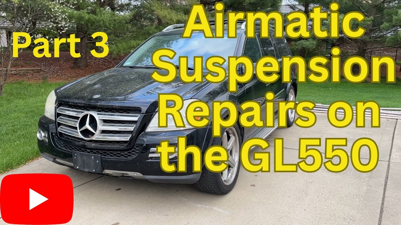 Airmatic Suspension Repairs on the 2008 Mercedes GL550 X164 (part 3)